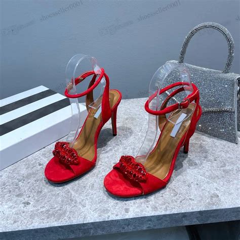 aquazzura inspired red heels